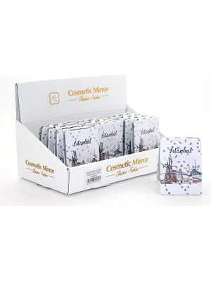 Taşlı Istanbul Tasarımı El Aynası Ince Model 13 Veralya Tech