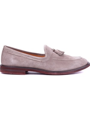Shoetyle - Hakiki Deri Vizon Rengi Erkek Loafer - 900-4792