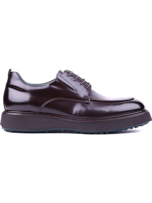 Shoetyle - Hakiki Deri Kahverengi Günlük Erkek Ayakkabı - 250-760-02