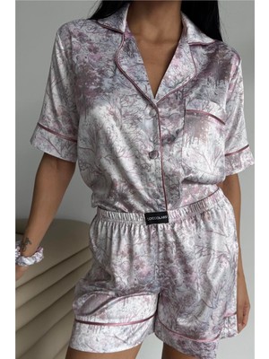Coccolarsi Colori Del Mondo Saten Kısa Pijama Takımı CDM2130