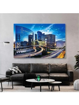 Şehzat Şehir Manzarası Emlak Real Estate Emlakçı Kanvas Tablo AR030234