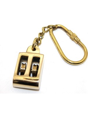 Pirinç Anahtarlık Model 4  Veralya Tech