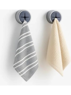 Calperia Kendinden Yapışkanlı Pratik Havlu Askısı - 2'li Set