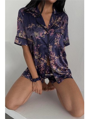 Coccolarsi Colori Del Mondo Saten Kısa Pijama Takımı CDM2138