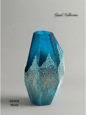 Gönül Mutfak Dekoratif Cam Vazo 19X32 cm