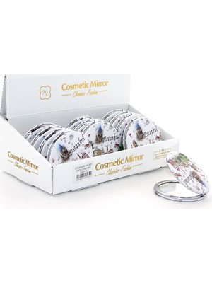 Taşlı Istanbul Tasarımı El Aynası Ince Model 2  Veralya Tech