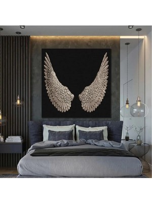 Şehzat Melek Kanatları Dekoratif Kanvas Tablo AR030227