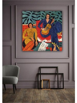 Şehzat Dekoratif Henri Matisse - La Musique 1939 Duvar Kanvas Tablo