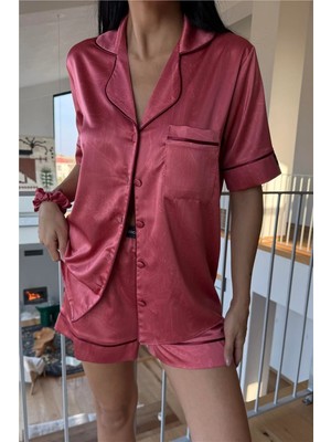 Coccolarsi Colori Del Mondo Saten Kısa Pijama Takımı CDM1501