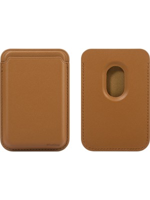 MMP Shop Samsung Galaxy S25 / S25 Fe / S25 Plus / S25 Ultra Uyumlu Magsafe Cüzdan Kartlık Suni Deri Kartlık