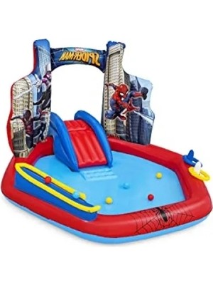 Calperia Şişirilebilir Su Oyun Merkezi 2,11 M x 2,06 M x 1.27 M, Kaydıraklı ve Hedef Oyun Alanı