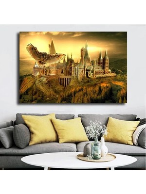 Şehzat Harry Potter Hogwarts Dekoratif Kanvas Tablo