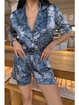 Coccolarsi Colori Del Mondo Saten Kısa Pijama Takımı CDM1613