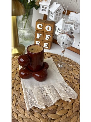 Zeynepin Dükkanı 4 Adet Sunum Mendili Kolteyl Peçetesi Ham Keten