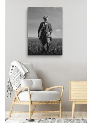 Şehzat Atatürk Kanvas Tablo Dekoratif Atatürk Portre Tablo 250