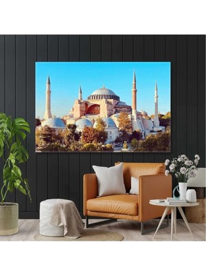 Şehzat Istanbulun Simgesi Ayasofya Manzarası Kanvas Tablo AR030207