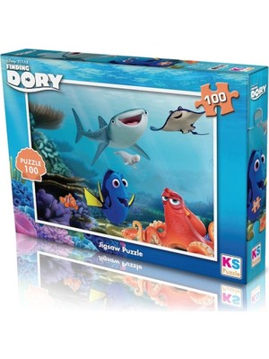 Senka Mey Ithalat® DR714 Finding Dory 100 Parça Puzzle -Ks Puzzle