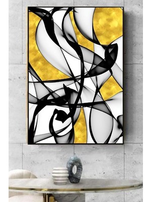 Şehzat Renk Ağı Dekoratif Kanvas Duvar Tablo