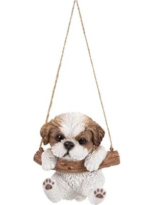 Calperia Asma Shih Tzu Yavru Köpek Dekoratif Figür