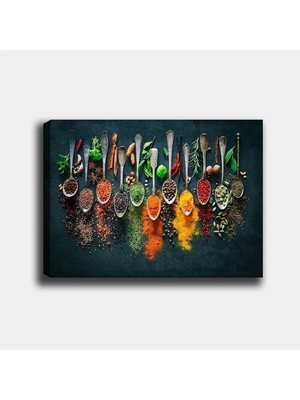 Şehzat Mutfak Baharatlar Kanvas Tablo SB-45832