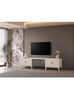 Erezoğulları Mobilya Ahsen Modern Dolaplı Tv Ünitesi 180*45*45