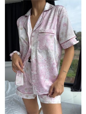 Coccolarsi Colori Del Mondo Saten Kısa Pijama Takımı CDM2253