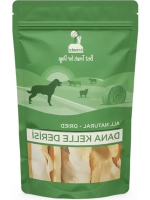 Calperia %100 Doğal Kurutulmuş Dana Kelle Derisi Çiğnemelik, 100 gr