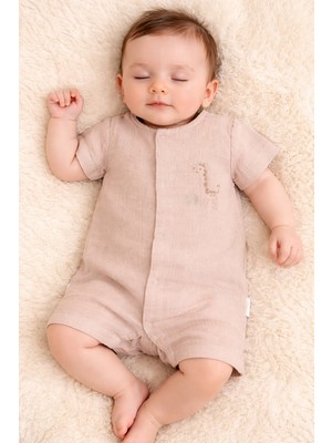 Necix's Erkek Bebek Yazlık Müslin Tulum 0- 6 Ay 5513 5514