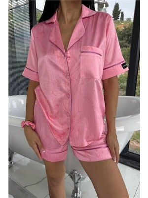 Coccolarsi Colori Del Mondo Saten Kısa Pijama Takımı CDM2259