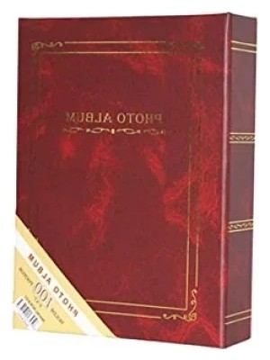 Calperia 100 Fotoğraf Kapasiteli Lüks Ciltbezli Fotoğraf Albümü