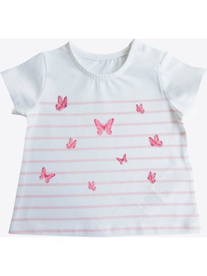 Kitikate Organik Nomi T-Shirt Beyaz