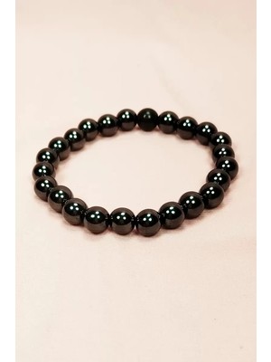 General Hematit Doğal Taş Bileklik Kutulu