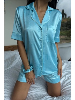 Coccolarsi Colori Del Mondo Saten Kısa Pijama Takımı CDM2384