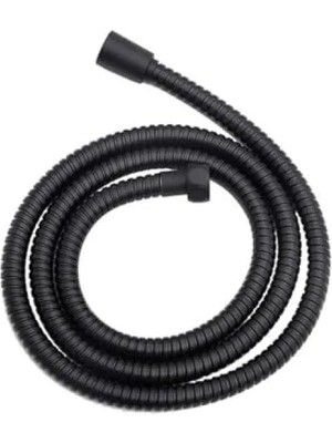 Calperia Esnek Siyah Banyo Duş Hortumu, 150 cm