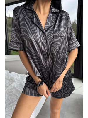 Coccolarsi Stagione Estiva Saten Kısa Pijama Takımı CSE3002