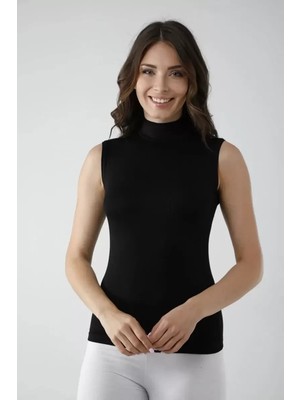 General Vivaldi Kadın Siyah Sıfır Kol Balıkçı Body 350