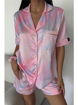 Coccolarsi Colori Del Mondo Saten Kısa Pijama Takımı CDM2381