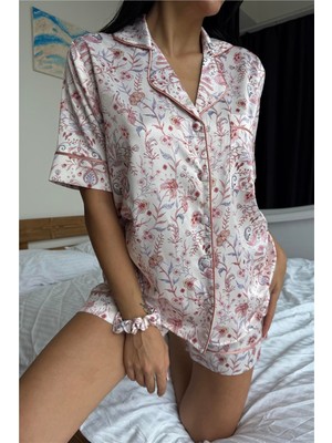 Coccolarsi Colori Del Mondo Saten Kısa Pijama Takımı CDM2377