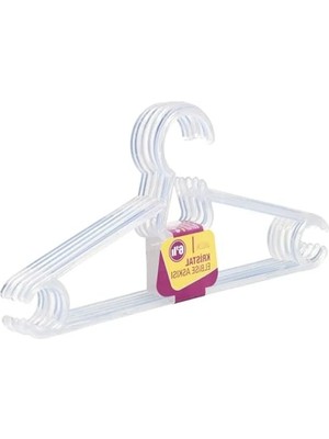Calperia 6'lı Kristal Elbise Askısı - Şık ve Kullanışlı
