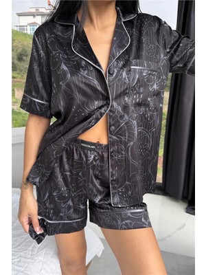 Coccolarsi Colori Del Mondo Saten Kısa Pijama Takımı CDM2258