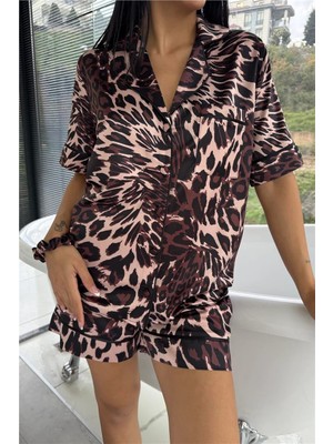 Coccolarsi Colori Del Mondo Saten Kısa Pijama Takımı CDM2370