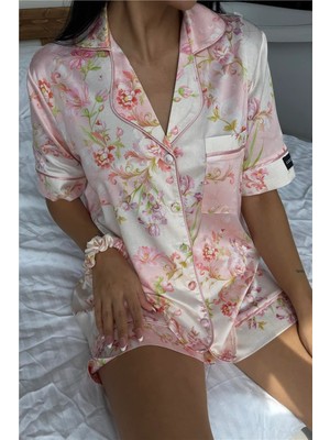Coccolarsi Colori Del Mondo Saten Kısa Pijama Takımı CDM2383