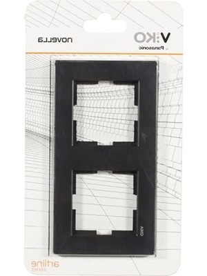 Calperia Ikili Çerçeve – Siyah Plastik Tasarım