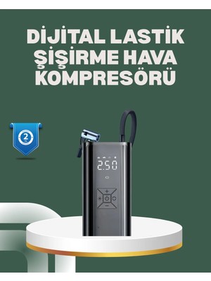 Bisiklet, Motosiklet ve Araçlar Için Çok Amaçlı Hava Pompası