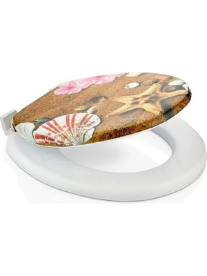 General Klozet Kapağı Desenli ROYALEKS-2092