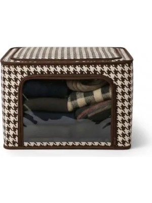 Calperia Katlanabilir Tela Telli Dolap Düzenleyici Kutu, 40X50X30 cm