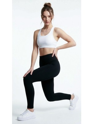 Hoxie Kadın Yüksek Bel Toparlayıcı Fitilli Günlük Tayt