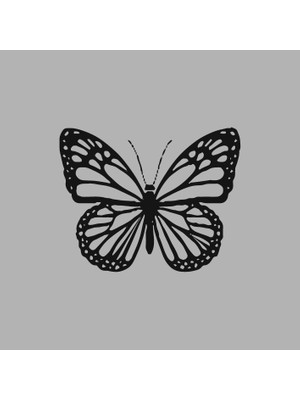 Ahşap Işleme Duvar Süsü- Kelebek - 50 cm x 30 cm