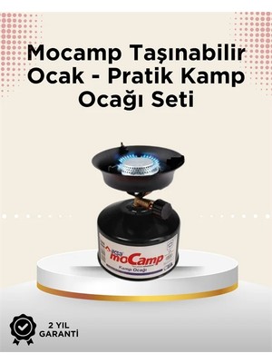 Dayanıklı, Paslanmaz ve Yüksek Isı Dayanımlı Kamp Ocağı – Uzun Süreli Kullanım Için