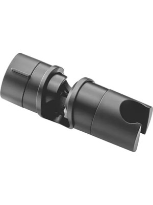 Calperia Ayarlanabilir Duş Başlığı Boru Gezeri Mafsal Sürgü Askısı (Siyah)